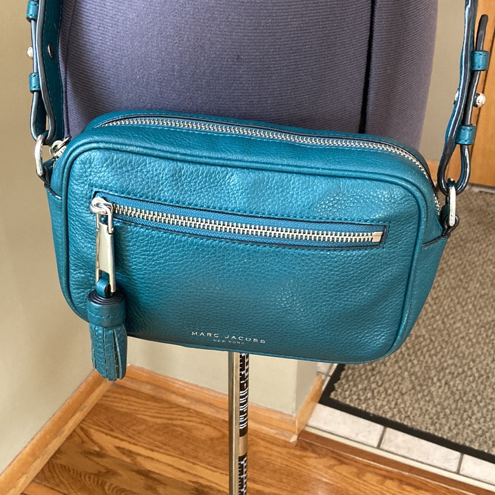 Marc Jacobs Zoom bag, rare discontinued color Deep Sea!
